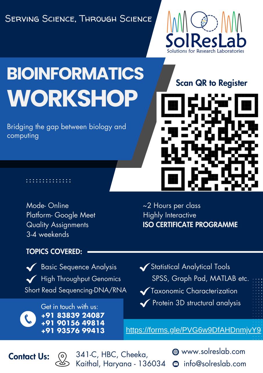 Bioinformatics Workshop 2024